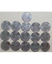 Россия 2 рубля 2012  Полководцы 16 штук полный набор UNC
